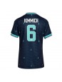 Německo Joshua Kimmich #6 Venkovní Dres pro Dámské MS 2026 Krátký Rukáv Německo Joshua Kimmich #6 Venkovní Dres pro Dámské MS 2026 Krátký Rukáv